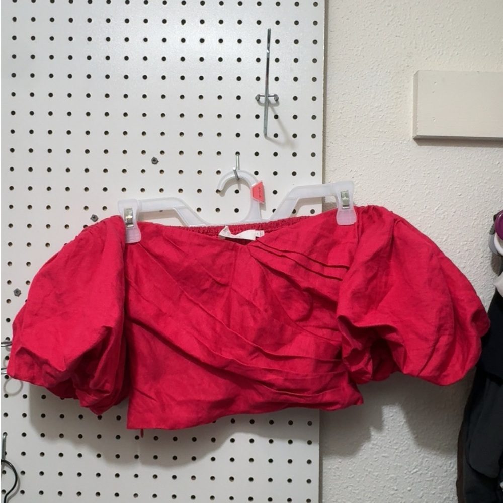ASTR Vibrant Pink/Red Blouse